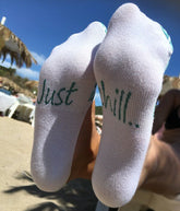 Chaussettes sneakers palmier